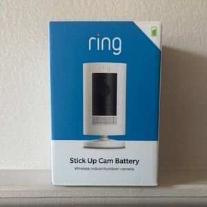 Ring Wireless Camera in White